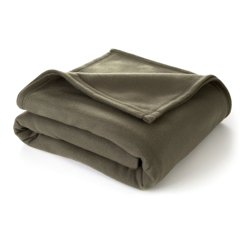 Martex Super Soft Fleece Blanket, Full/Queen Basil