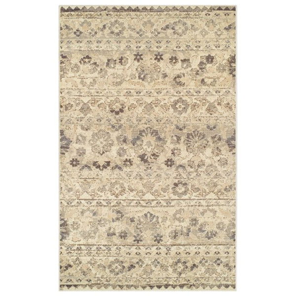 Impressions Floral Traditional Area Rug, Brown 4 X 6