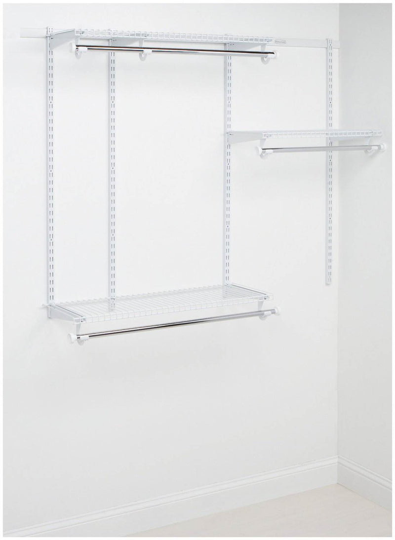 Rubbermaid Configurations Closet Kits, 3-6 ft., White