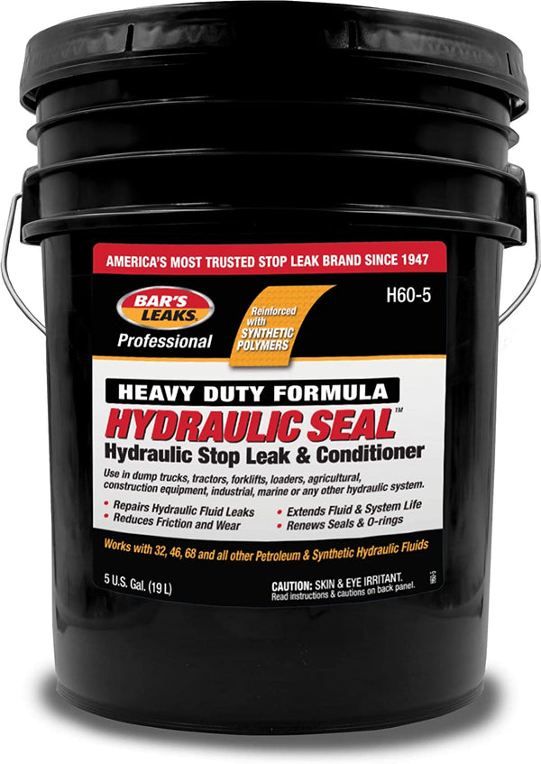 Bar's Leaks H60-5 Hydraulic Seal Stop Leak & Conditioner, 5. gallons