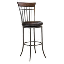 Cameron Swivel Vertical Spindle Back Counter Stool 42" (2046632001603)