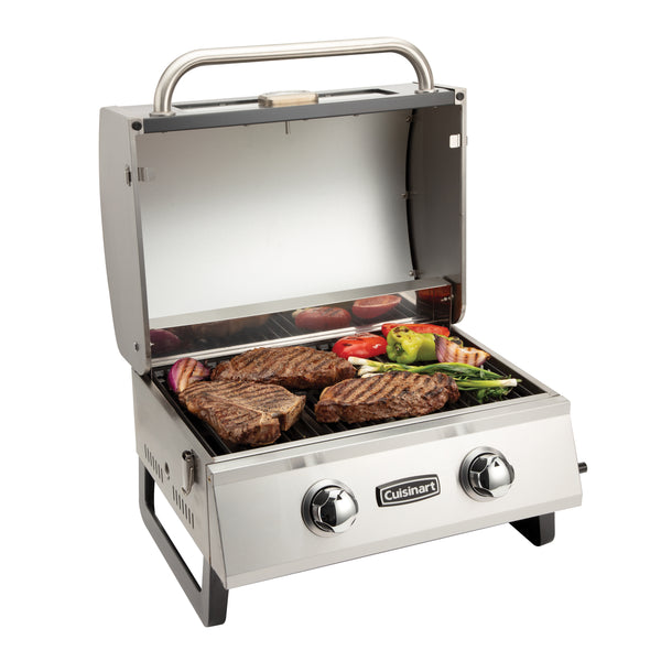 Cuisinart Deluxe Two Burner Portable Propane Gas Grill
