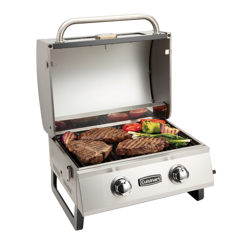 Cuisinart Deluxe Two Burner Portable Propane Gas Grill
