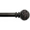 Bali 1" Open Vine Decorative Curtain Rod, Bronze, 36"-66"