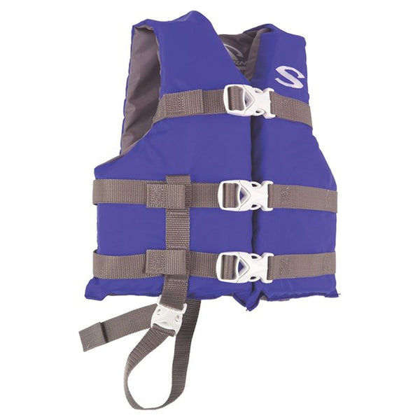 Stearns Classic Child Life Jacket - 30-50lbs - Blue/Grey