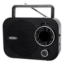 JENSEN MR-550-BK Portable AM/FM Radio (Black)