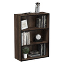 Furinno Pasir 3 Tier Open Shelf Bookcase, Walnut, 11208CWN