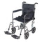 Drive Medical Lightweight Steel Transport Wheelchair, Fixed Full Arms, 17" Seat