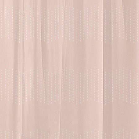 Mainstays Chevron Stitch Single Curtain Panel, 50" x 84", Blush (4352965673009)