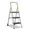COSCO Commercial 3-Step Folding Stool, 300 lb Cap, Gray