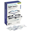 Bausch & Lomb 8574GM Sight Savers 8 in. x 5 in. Pre-moistened Lens Cleaning Tissues (100/Box)