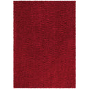 Mainstays Manchester Solid Plush Shag Area Rug, Red, 10'x13'