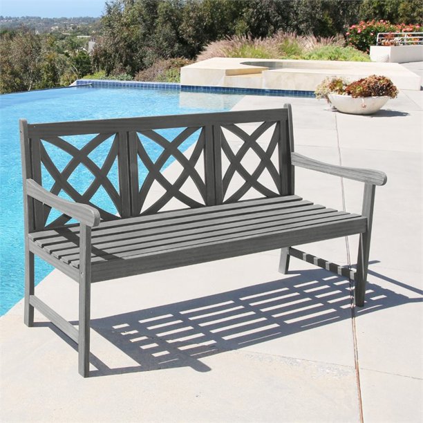 Renaissance Eco-friendly 5-foot Outdoor Hand-scraped Hardwood Garden Bench