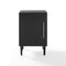 CROSLEY FURNITURE - EVERETT RECORD PLAYER STAND MATTE BLACK - CF1104-MB