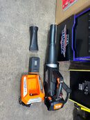Yard Force 120v Battery Cordless Blower & One 2.5AH 120V Battery With Fast Charger