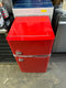 INSIGNIA 3.1 cu ft retro mini fridge red