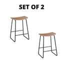 SET OF 2 Mainstays Metal Counter-Height Stools, 24.8"