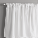 42" x 84" Your Zone Ruffle Girls Bedroom Curtain, White