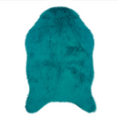 28" x 48" Jean Pierre Faux-Fur Area Rug, Teal