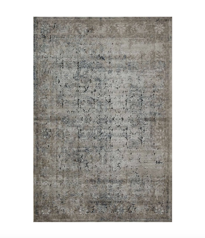 5' x 8' Rugs America Cambridge Collection Tan Taupe Transitional Abstract Area Rug