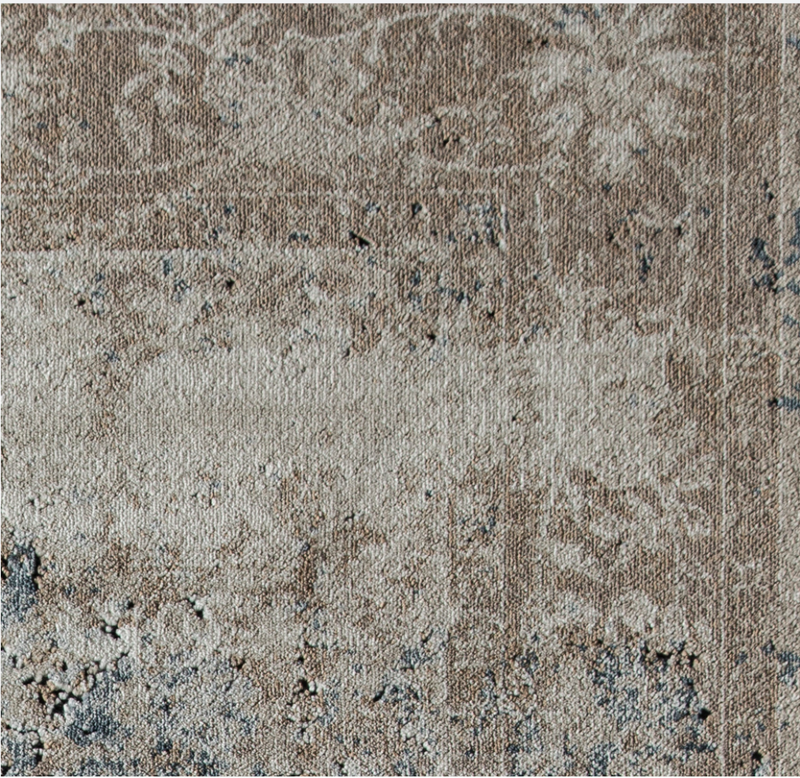 5' x 8' Rugs America Cambridge Collection Tan Taupe Transitional Abstract Area Rug