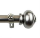 Dani 1" Curtain Rod 48-84 inch - Satin Nickel