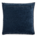 20" x 20" MoDRN Neo Luxury Whipstitch Velvet Decorative Throw Pillow, Navy