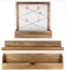 kieragrace Muskoka Cantu Shelf, Irwin Shelf w/ Corkboard, Walnut, Set of 3, 36", 19", 36" Long