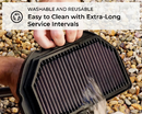 K&N Engine Air Filter: High Performance, Premium, Powersport Air Filter