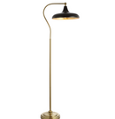 Safavieh Stefan Glam Curved 68 in. H Floor Lamp, Brass/Gold