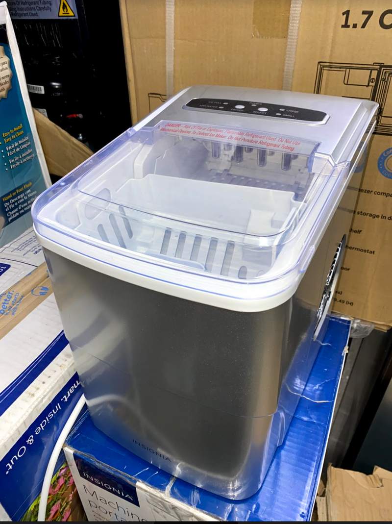 Insignia 26Lb. Portable Ice Maker Silver Master Outlet Inc