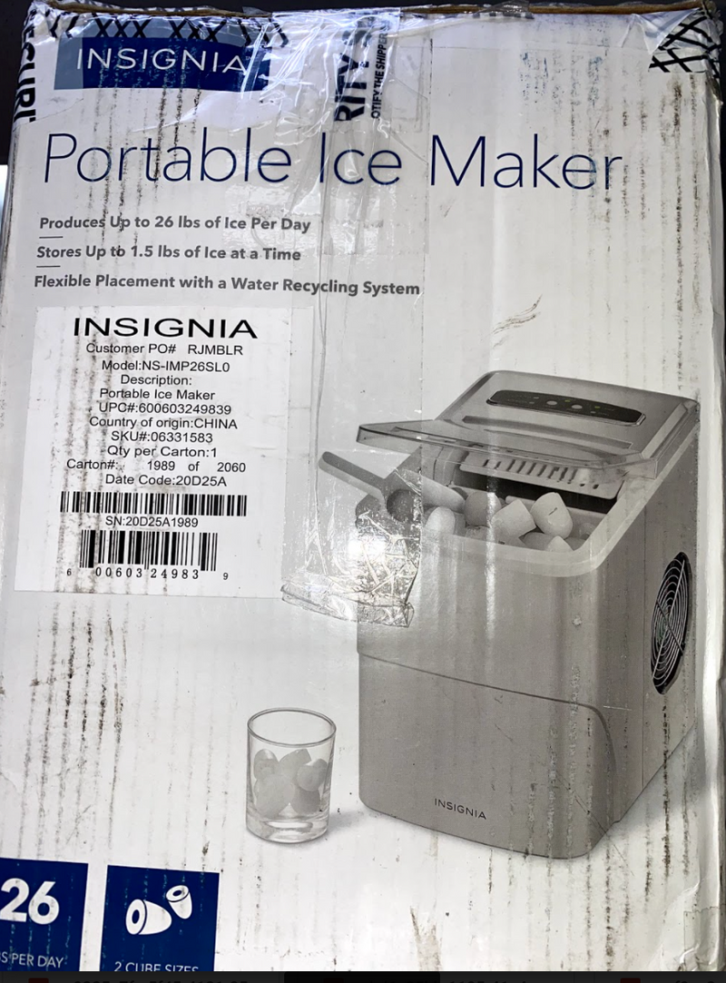  Customer reviews: Insignia- 26-Lb. Portable Ice Maker