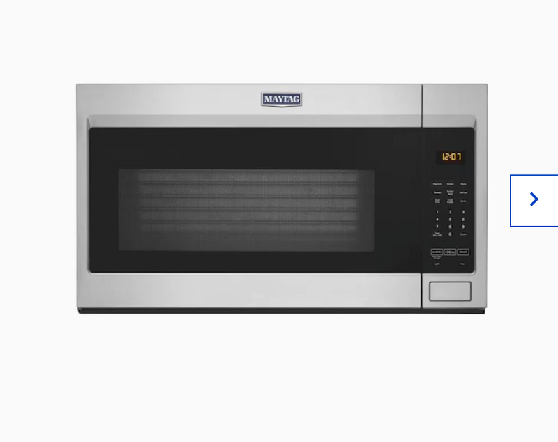 Maytag 1.9-cu ft Over-the-Range Microwave with Stainless Steel Cavity - Fingerprint Resistant