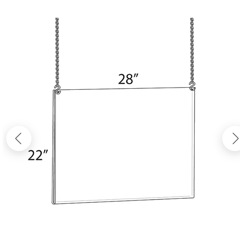 Azar 22" x 28" Hanging Poster Frame