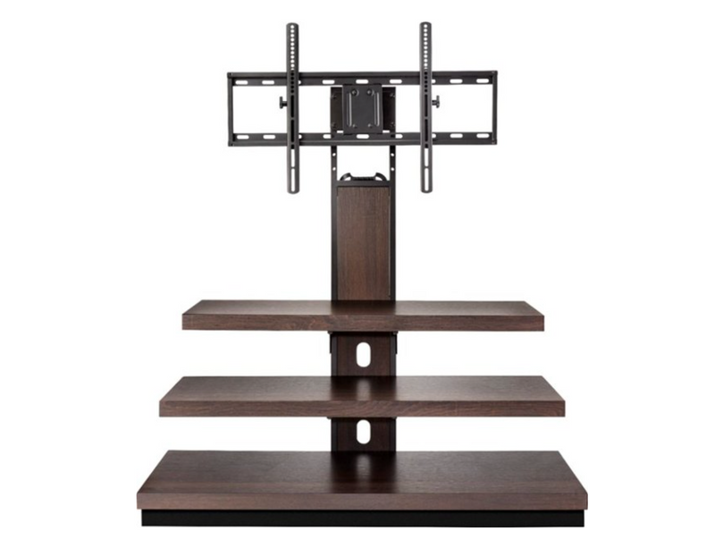 Insignia TV Stand for Most Flat-Panel TVs Up to 55" - Dark Brown