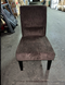 Roundhill Pisano Fabric Armless Contemporary Accent Chair with Pillow BROWN