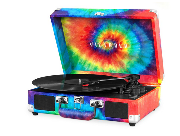 Victrola The Journey Bluetooth Suitcase Record Player with 3-speed Turntable