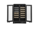Insignia 24 INCH Dual Zone Wine and Beverage Cooler with Glass Doors - Stainless steel