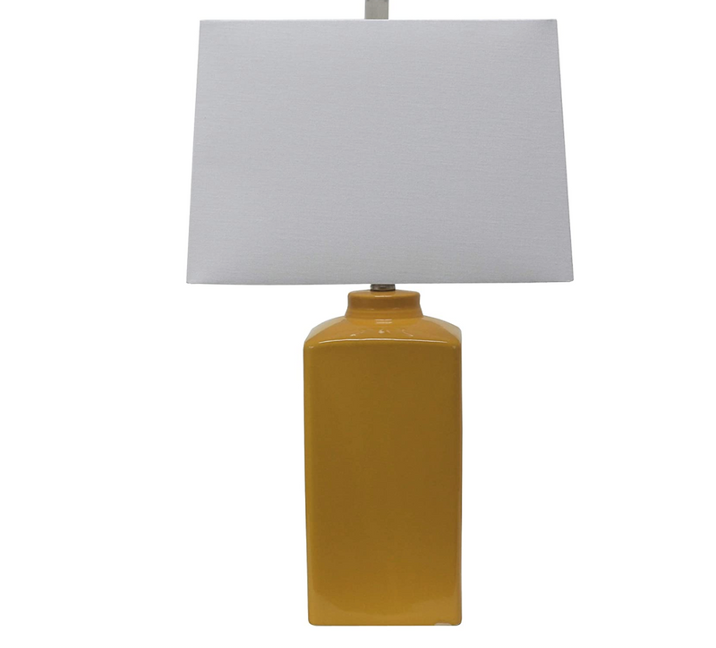 Decor Therapy TL17299 Table Lamp, Mustard Yellow