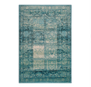2' x 3' Superior Area Rug 10mm Pile Height with Jute Backing, Blue