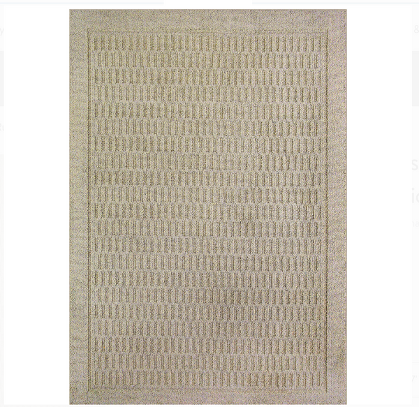 5' x 7' Mainstays Dylan Polyester Solid Pattern Area Rug, Beige