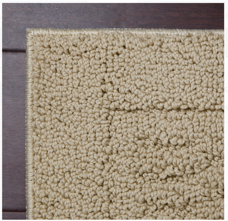 5' x 7' Mainstays Dylan Polyester Solid Pattern Area Rug, Beige