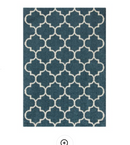 5 x 7' Mainstays Trellis 2-Color Textured Olefin Shag Area Rug