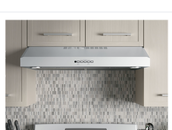 GE - 30" Convertible Range Hood - Stainless steel Model: JVX5300SJSS