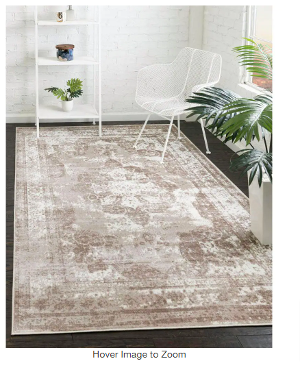 Sofia Salle Garnier Beige 6' 0 x 9' 0 Area Rug