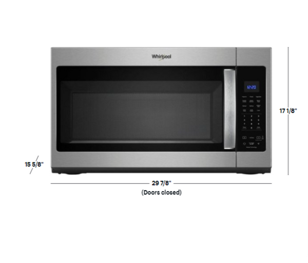 Whirlpool WMH32519HZ 1.9 Cu. Ft. Over-the-Range Microwave with Sensor Cooking - Stainless steel