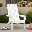 MoDRN Glam White Adirondack Chair (3952086450243)
