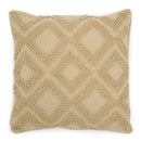 MoDRN Naturals Loop and Fringe Diamond Decorative Throw Pillow, 20x20" (4352808648753)