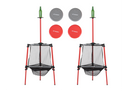 Triumph Two-in-One Disc Golf and Toss N Topple Target Game Outdoor Combination Set