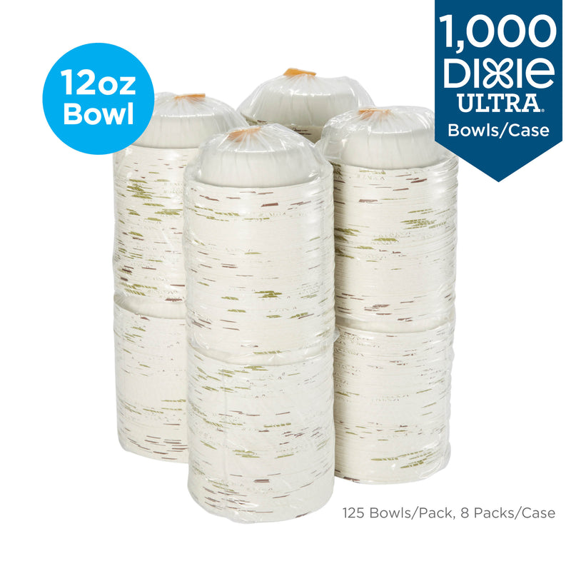 Dixie® Ultra 12 oz. Heavy-Weight Coated Paper Bowl, SX12PATH, 1,000 Count